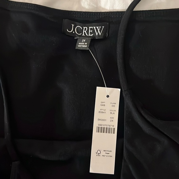 J Crew Black Cami Tank Top Plus Size - Picture 2 of 4
